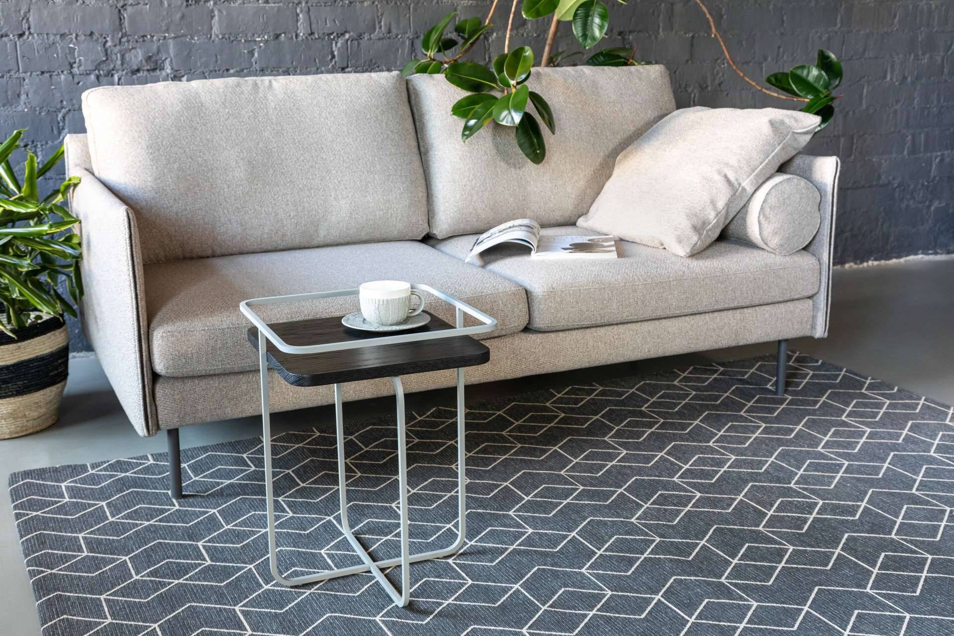 Moderner Teppich CUBE ANTHRACITE - Waschbarer Teppich – Bild 7